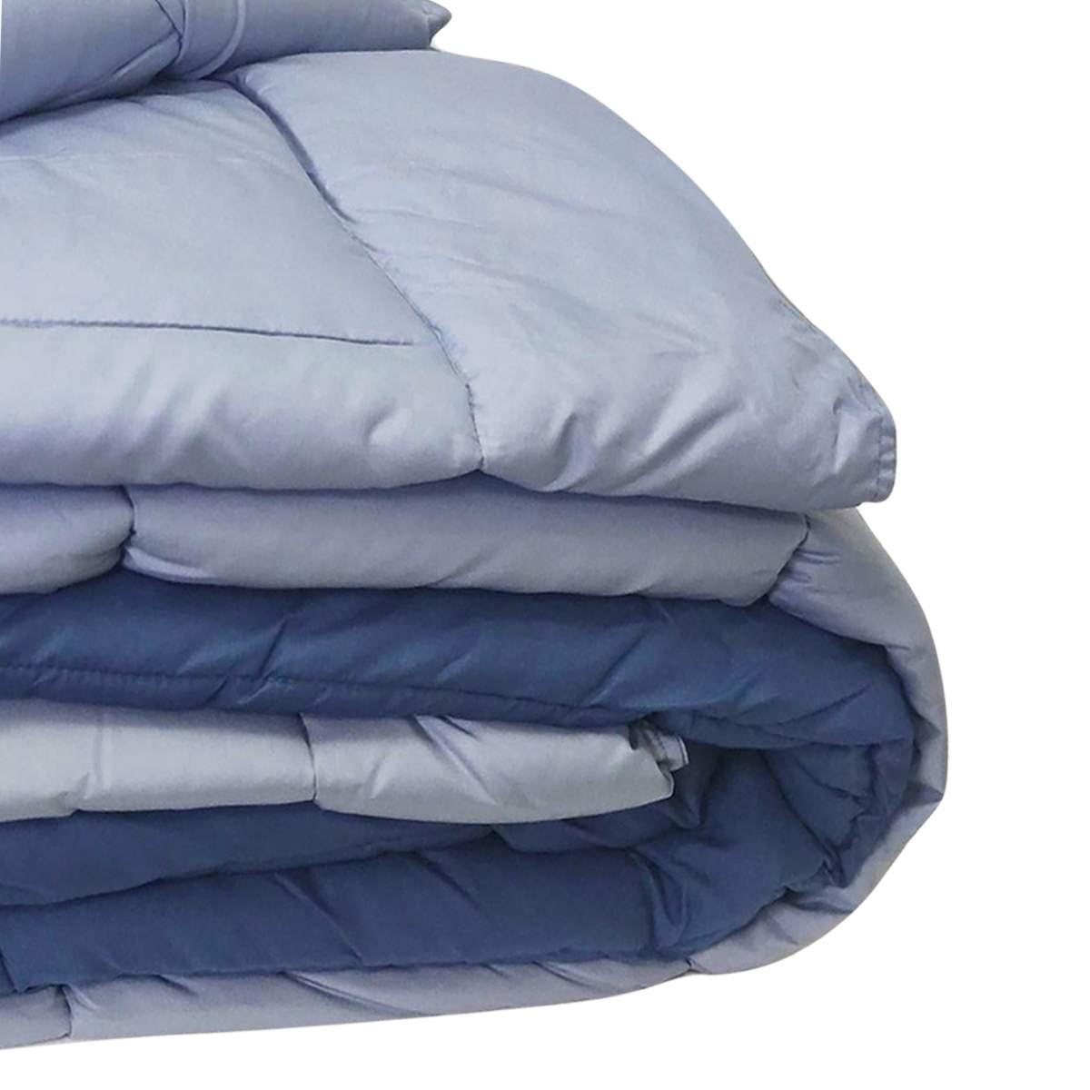 Trapunta singola loren blu 170 x 260 cm