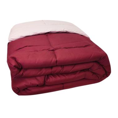 Trapunta singola loren bordeaux rosa