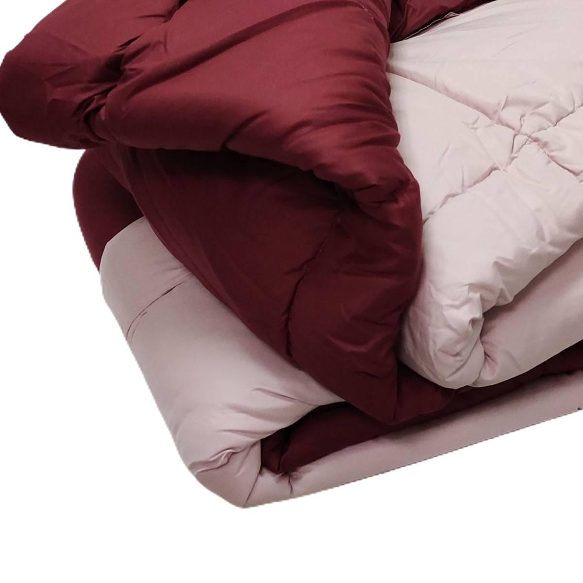 Trapunta matrimoniale loren bordeaux 60 x 260 cm