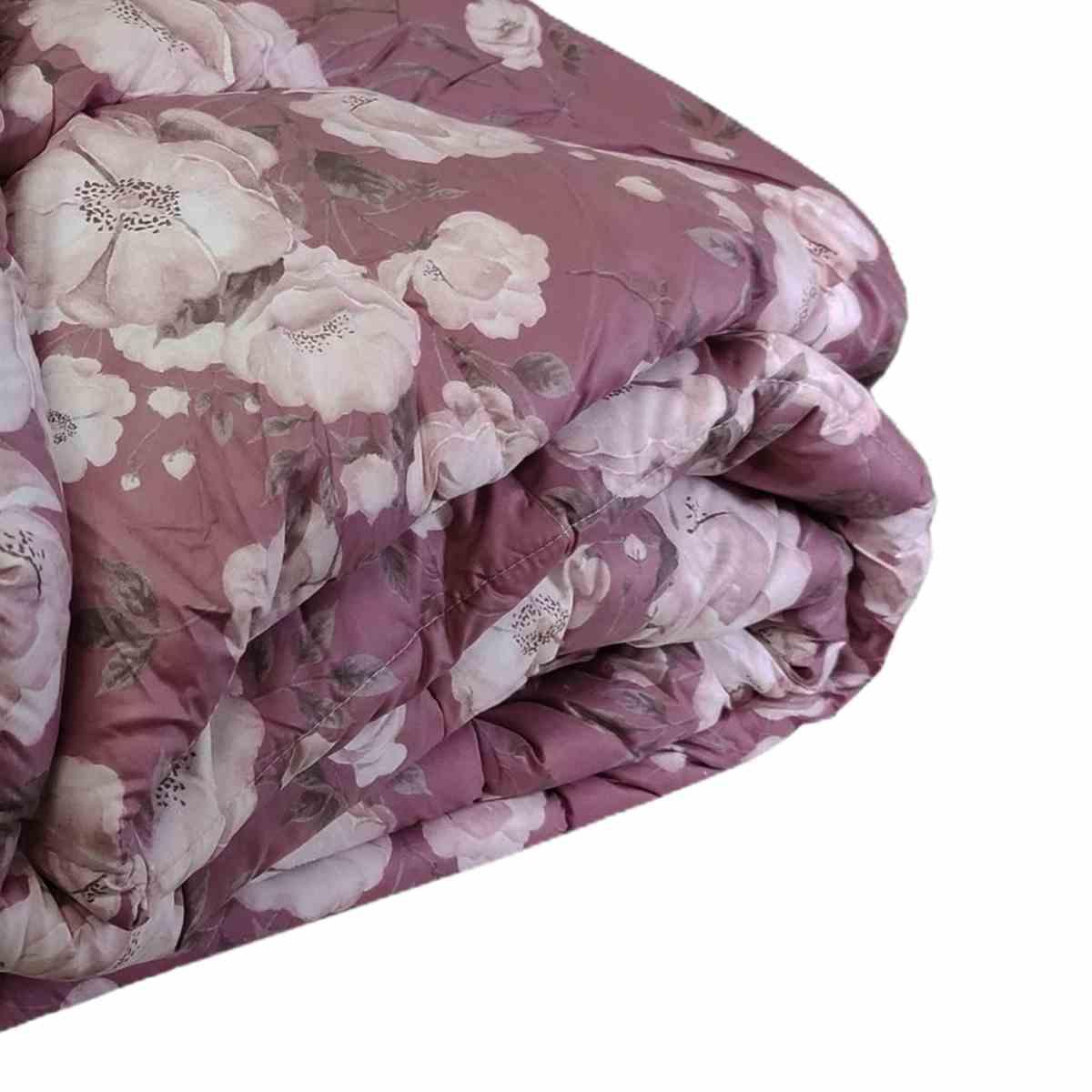 Trapunta 1 piazza mezza charlotte rosa 20 x 260 cm