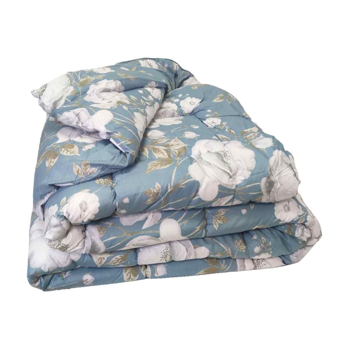 Trapunta singola charlotte azzurra 70 x 260 cm