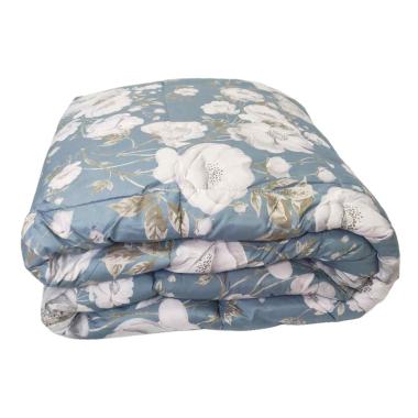 Trapunta singola charlotte azzurra 70 x 260 cm