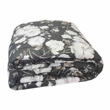 Trapunta singola charlotte nera 70 x 260 cm