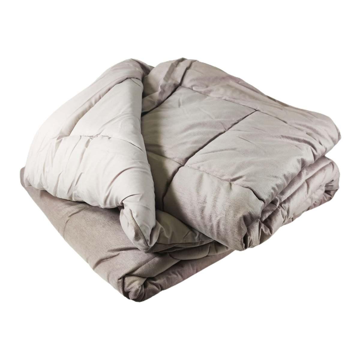 Trapunta singola claire velluto rosa 70 x 260 cm