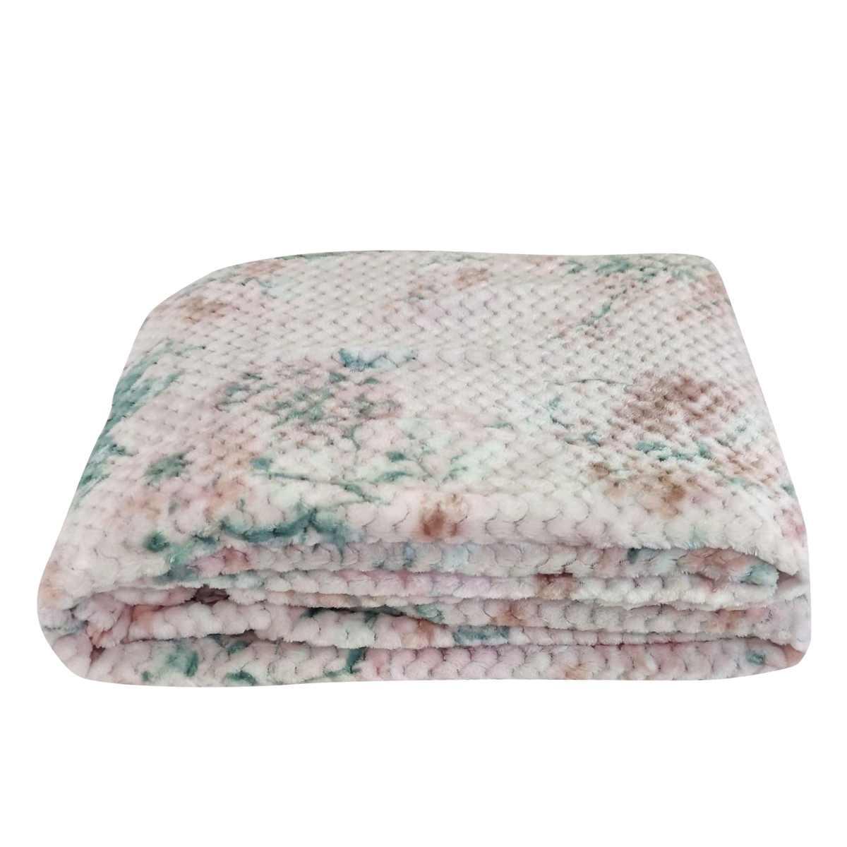 Coperta plaid amanda rosa 130 x 160 cm