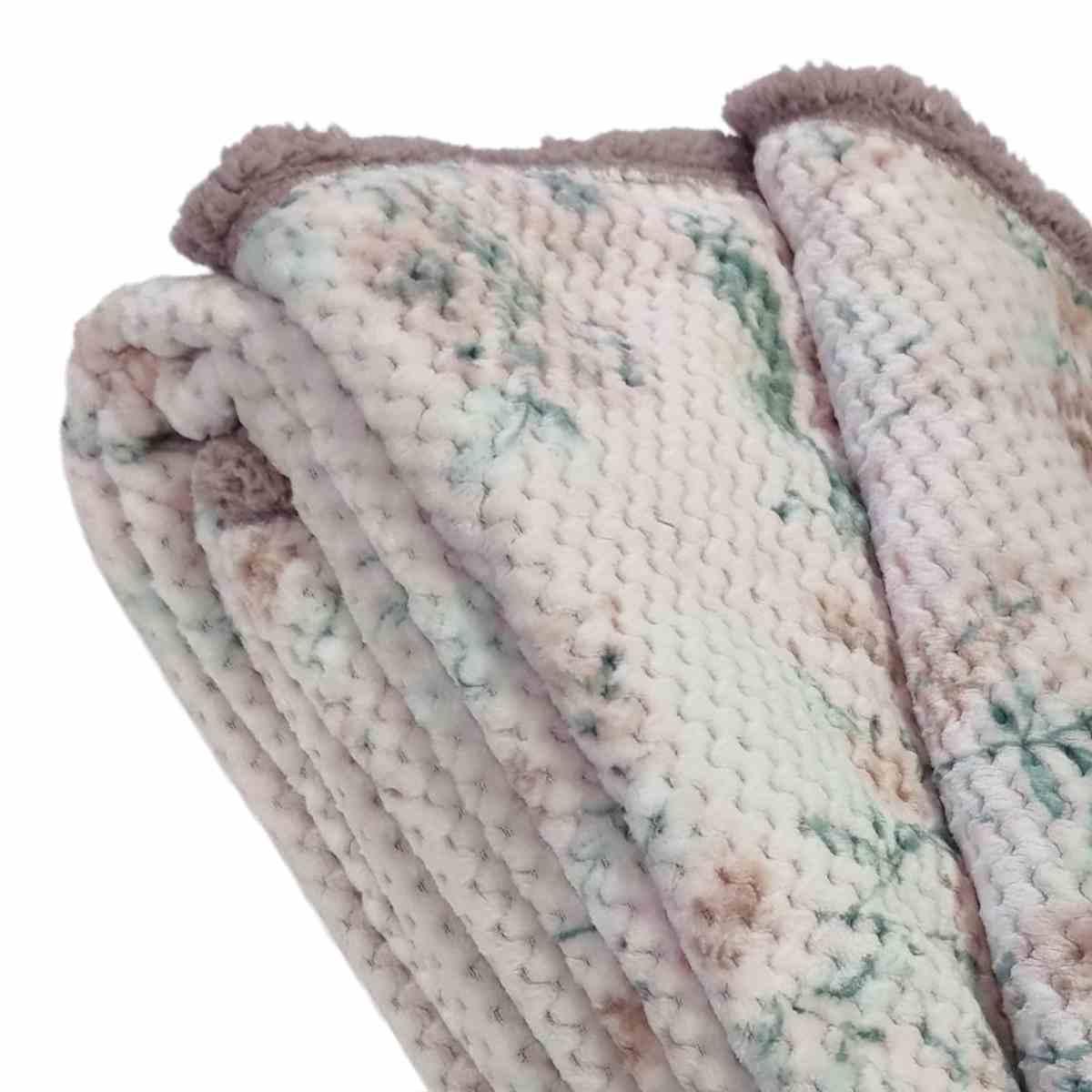 Coperta plaid amanda rosa 200 x 220 cm