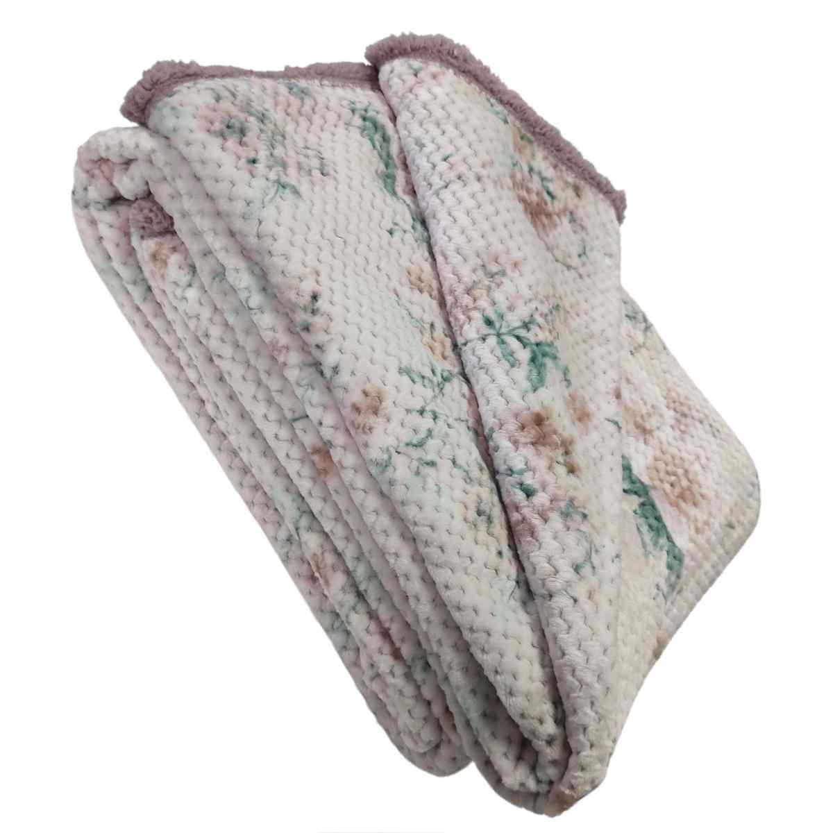 Coperta plaid amanda rosa 200 x 220 cm