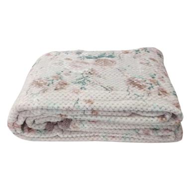 Coperta plaid amanda rosa 200 x 220 cm