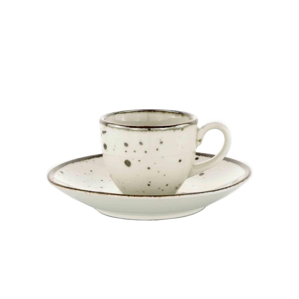 Tazzine Caffè Set pz.6 Porcellana Weissestal Bianca | Weissestal