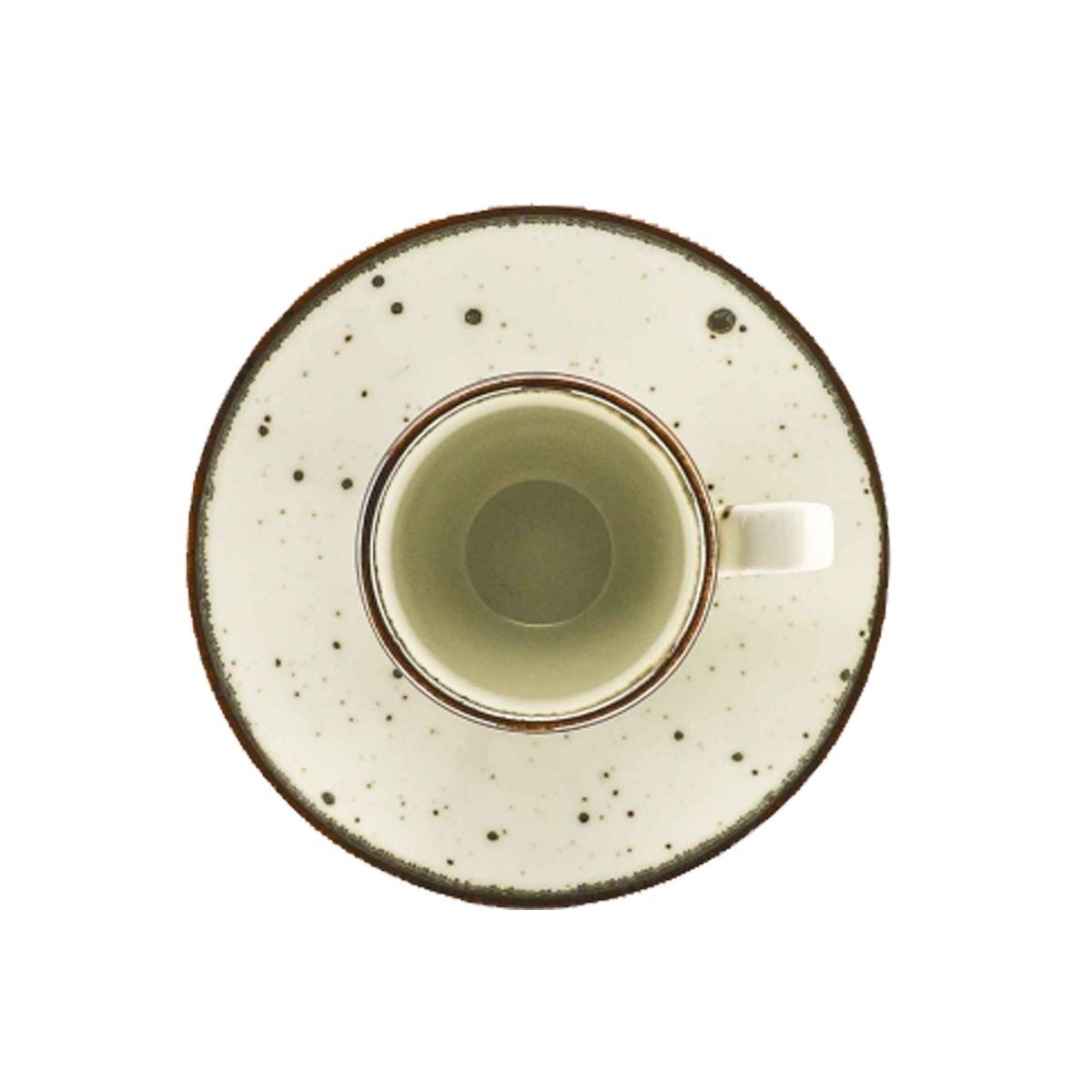 Tazzine Caffè Set pz.6 Porcellana Weissestal Bianca | Weissestal