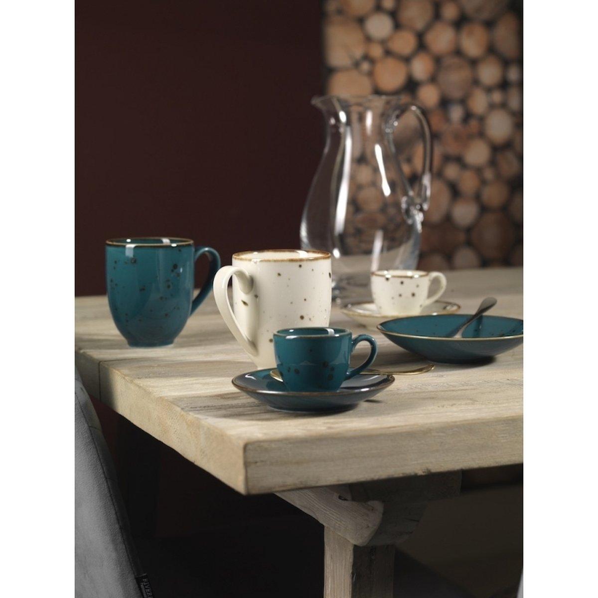 Tazzine Caffè Set pz.6 Porcellana Weissestal Bianca | Weissestal