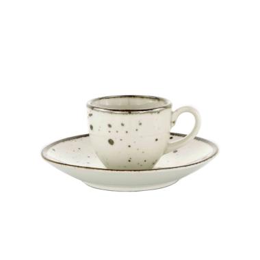 Tazzine Caffè Set pz.6 Porcellana Weissestal Bianca | Weissestal