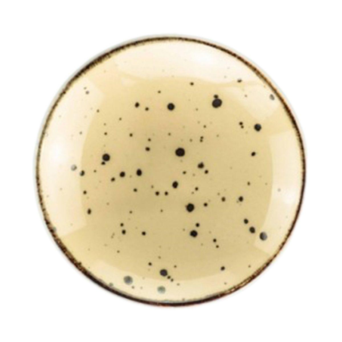 Piatto Tavola Porcellana Weissestal cm.Ø15 Beige | Weissestal