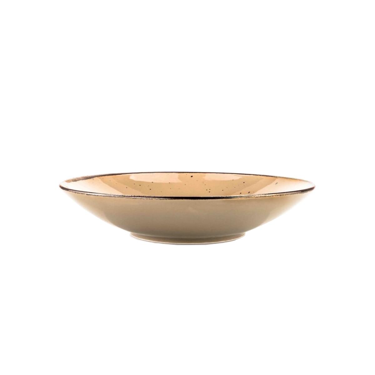 Piatto Tavola Porcellana Weissestal Bowl cm.Ø28 Tortora | Weissestal