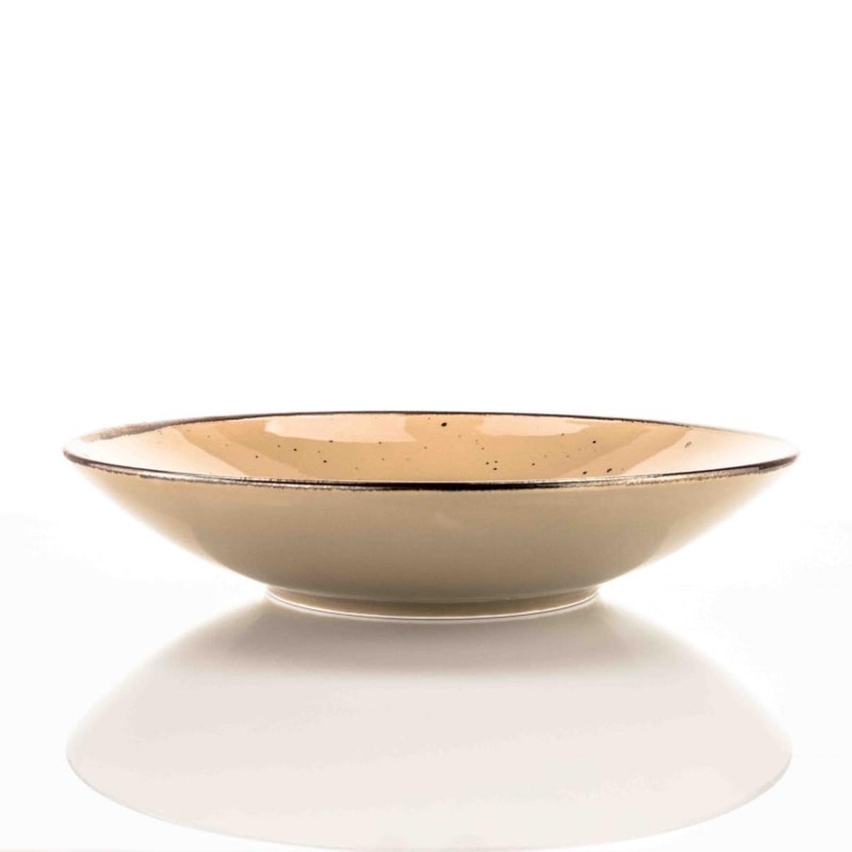 Piatto Tavola Porcellana Weissestal Bowl cm.Ø28 Tortora | Weissestal