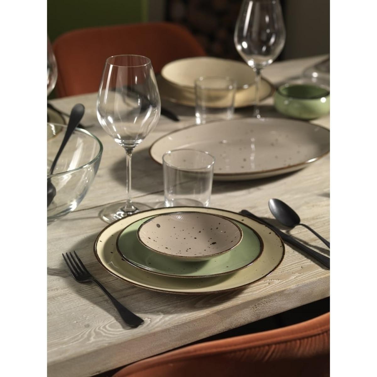 Piatto Tavola Porcellana Weissestal Bowl cm.Ø28 Tortora | Weissestal