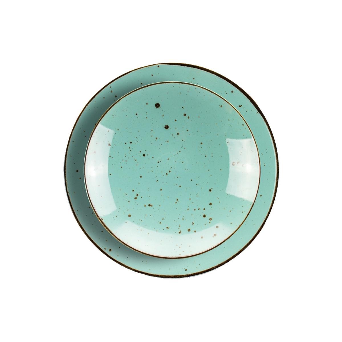 Piatto Tavola Porcellana Weissestal Fondo cm.Ø22 Blu | Weissestal