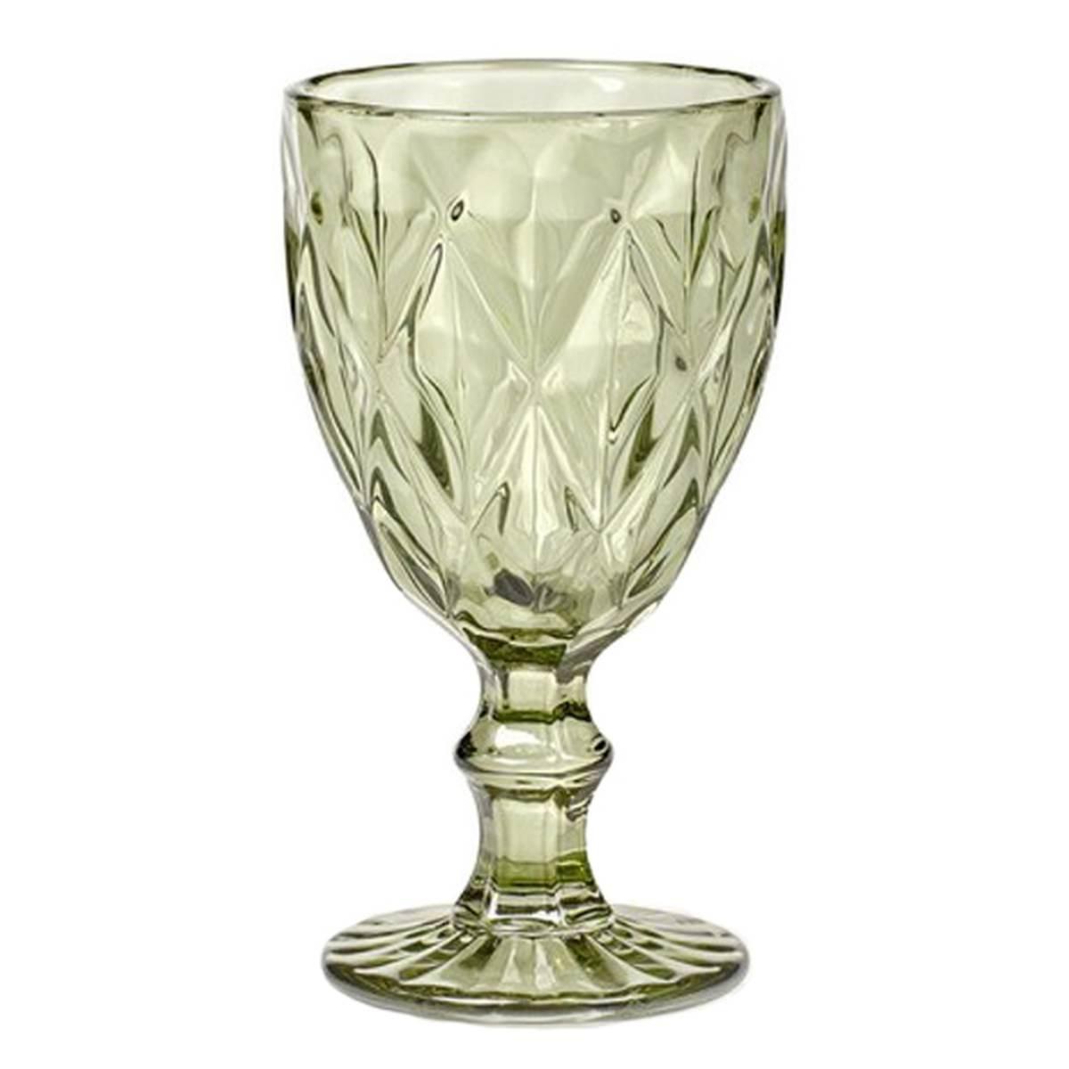 Bicchiere Vetro Singolo Calice Loira Verde ml.290 | Allreds