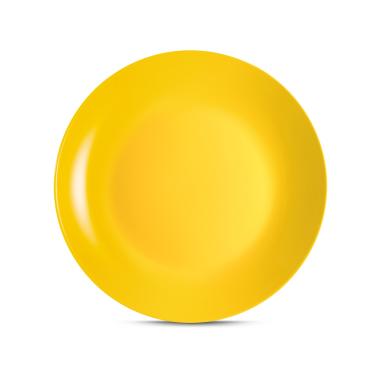 Piatto Tavola Porcellana Kaleidos Piano cm.Ø27 Giallo L | Allreds