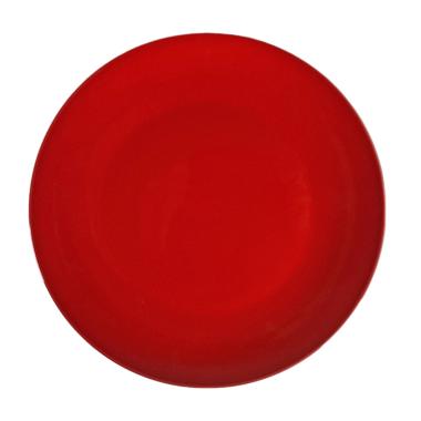 Piatto Tavola Porcellana Kaleidos Piano cm.Ø27 Rosso |Allreds