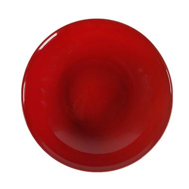 Piatto Tavola Porcellana Kaleidos Fondo cm.Ø20,5 Rosso |Allreds