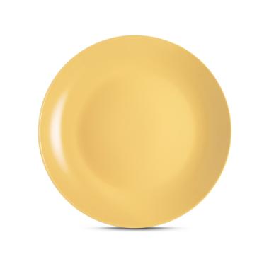 Piatto Tavola Porcellana Kaleidos Piano cm.Ø27 Giallo S | Allreds