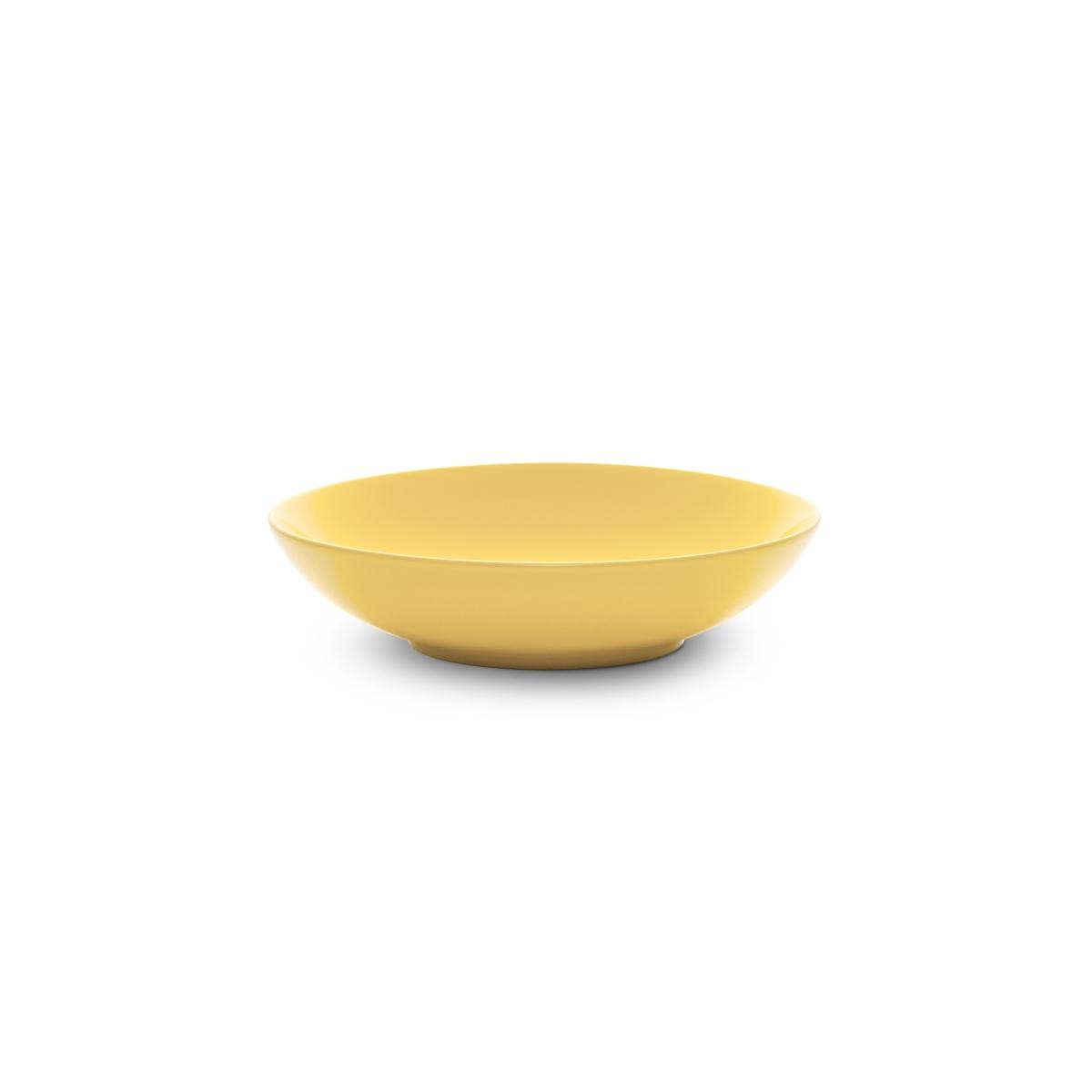 Piatto Tavola Porcellana Kaleidos Fondo cm.Ø20,5 Giallo