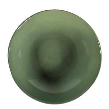Piatto Tavola Porcellana Kaleidos Fondo cm.Ø20,5 Verde Salvia