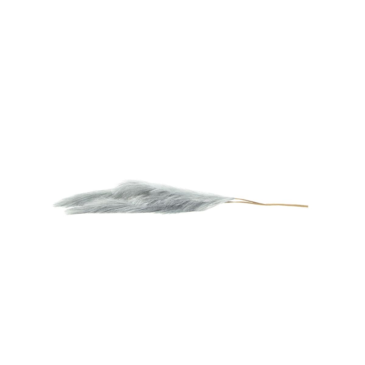 Fiore rametto piuma pampas azzurro 124 cm
