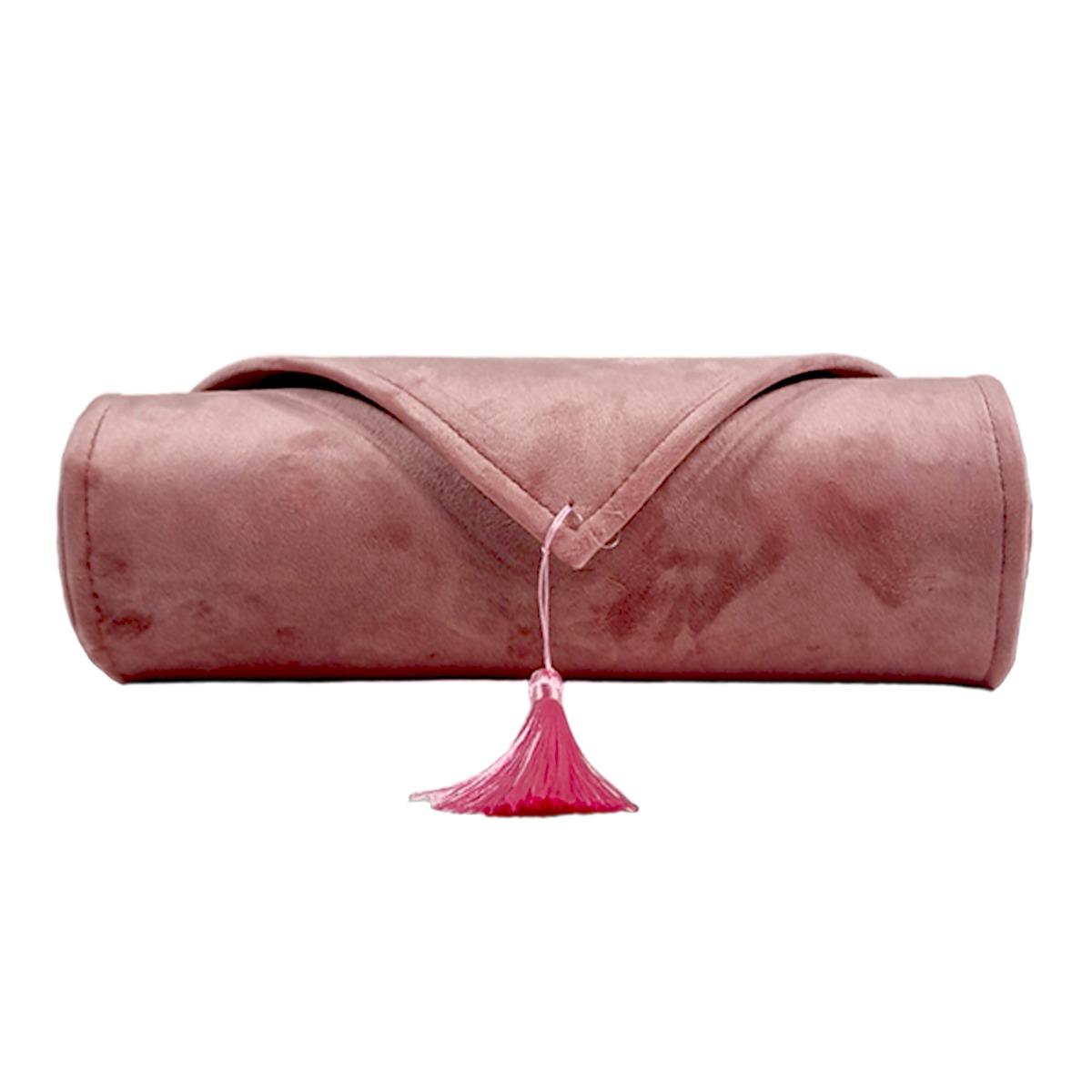 Runner velluto rosa 33 x 180 cm