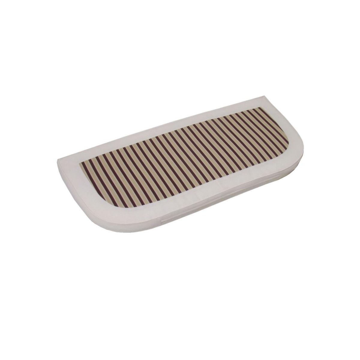Cuscino divano righe viet ecru borde 102 x 48 x 4 cm
