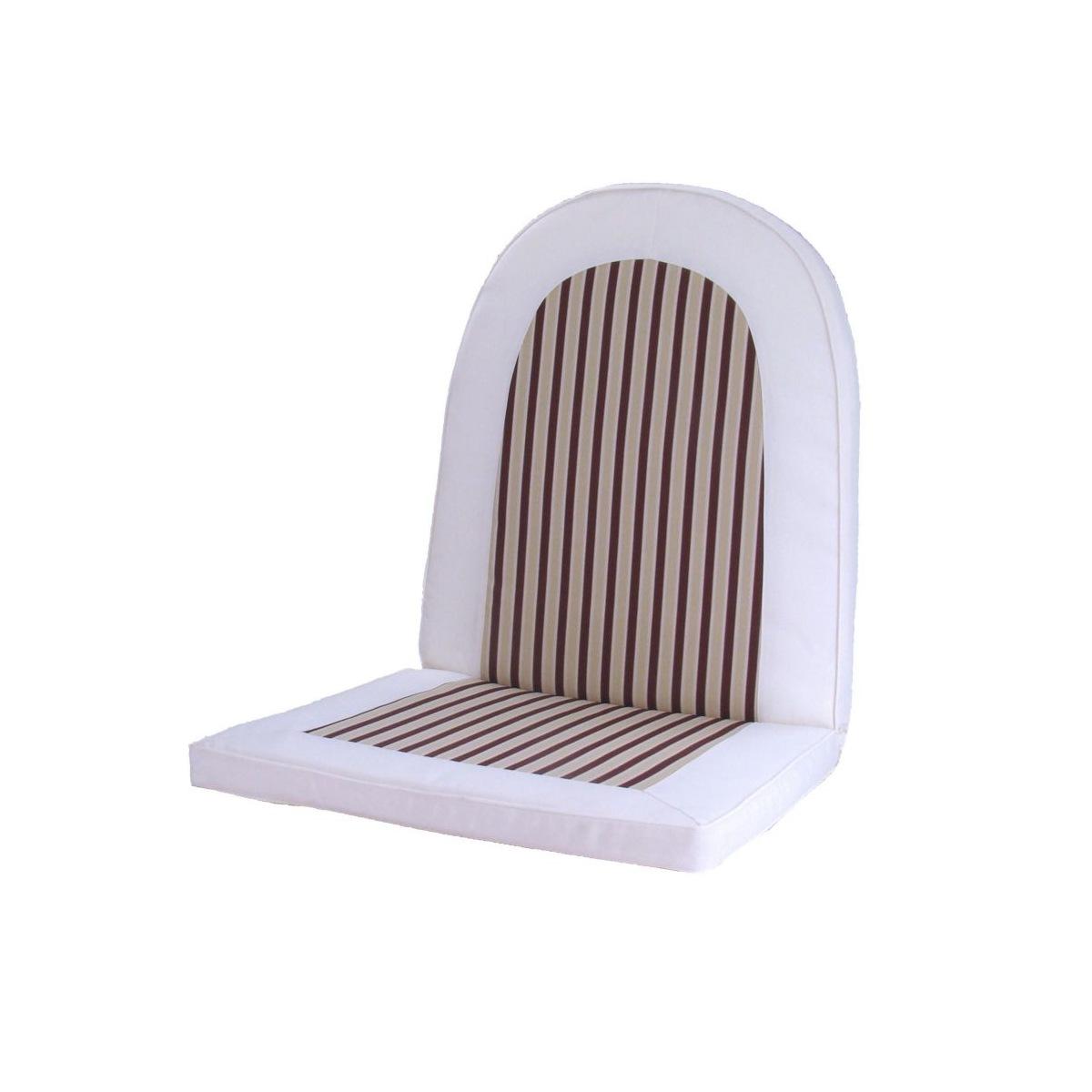 Cuscino sedia schienale viet righe 58 x 52 x 68 cm