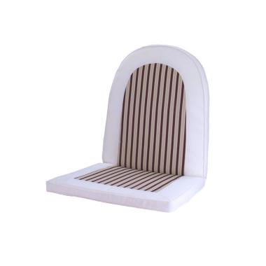 Cuscino sedia schienale viet righe 58 x 52 x 68 cm