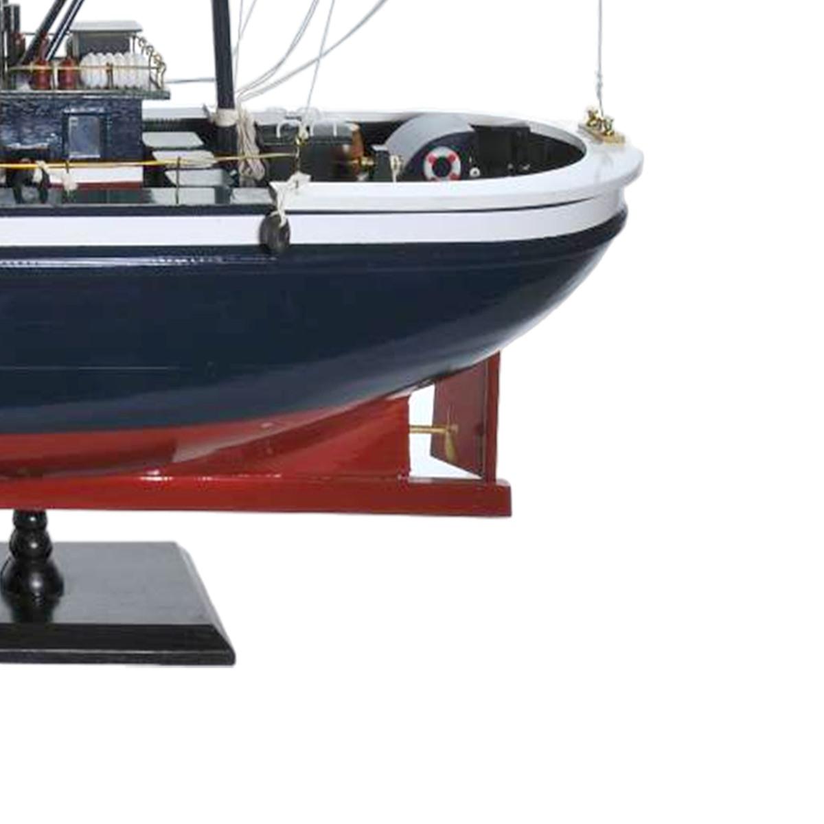 Barca peschereccio nordico 122 x 29 x 79 cm