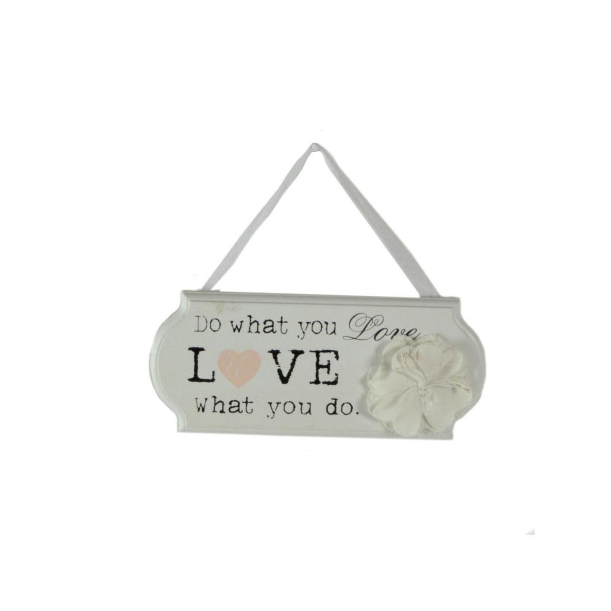 Targa legno love 20 x 10 cm