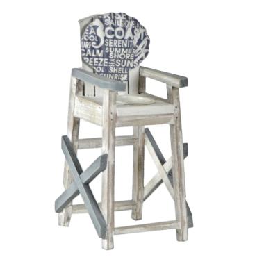 Portacandela sdraia mare legno 29 cm