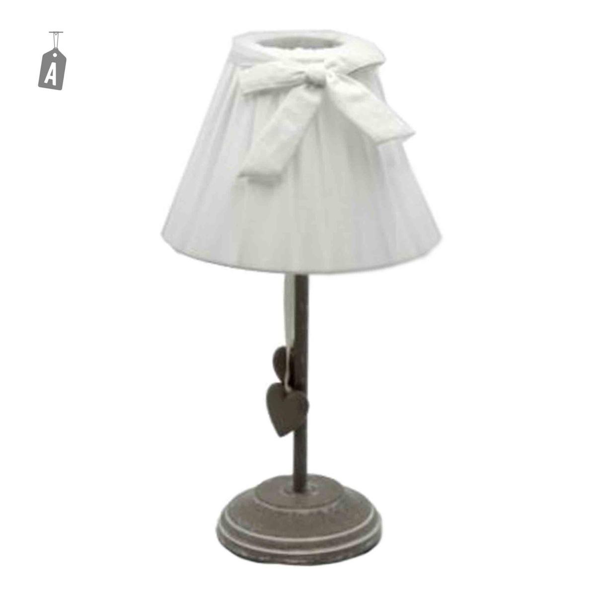 Lampada tavolo legno 6 colori assortiti 35 cm