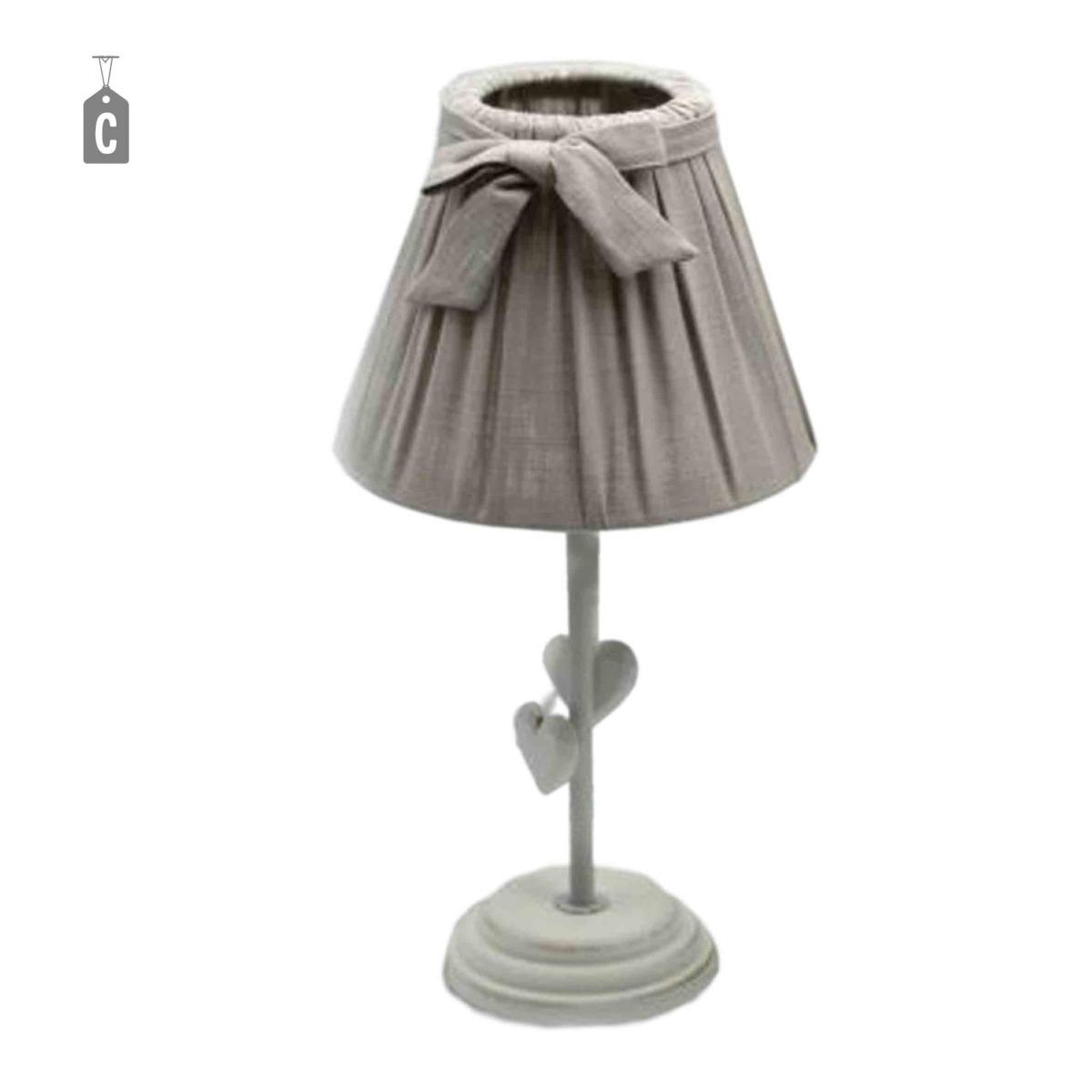 Lampada tavolo legno 6 colori assortiti 35 cm