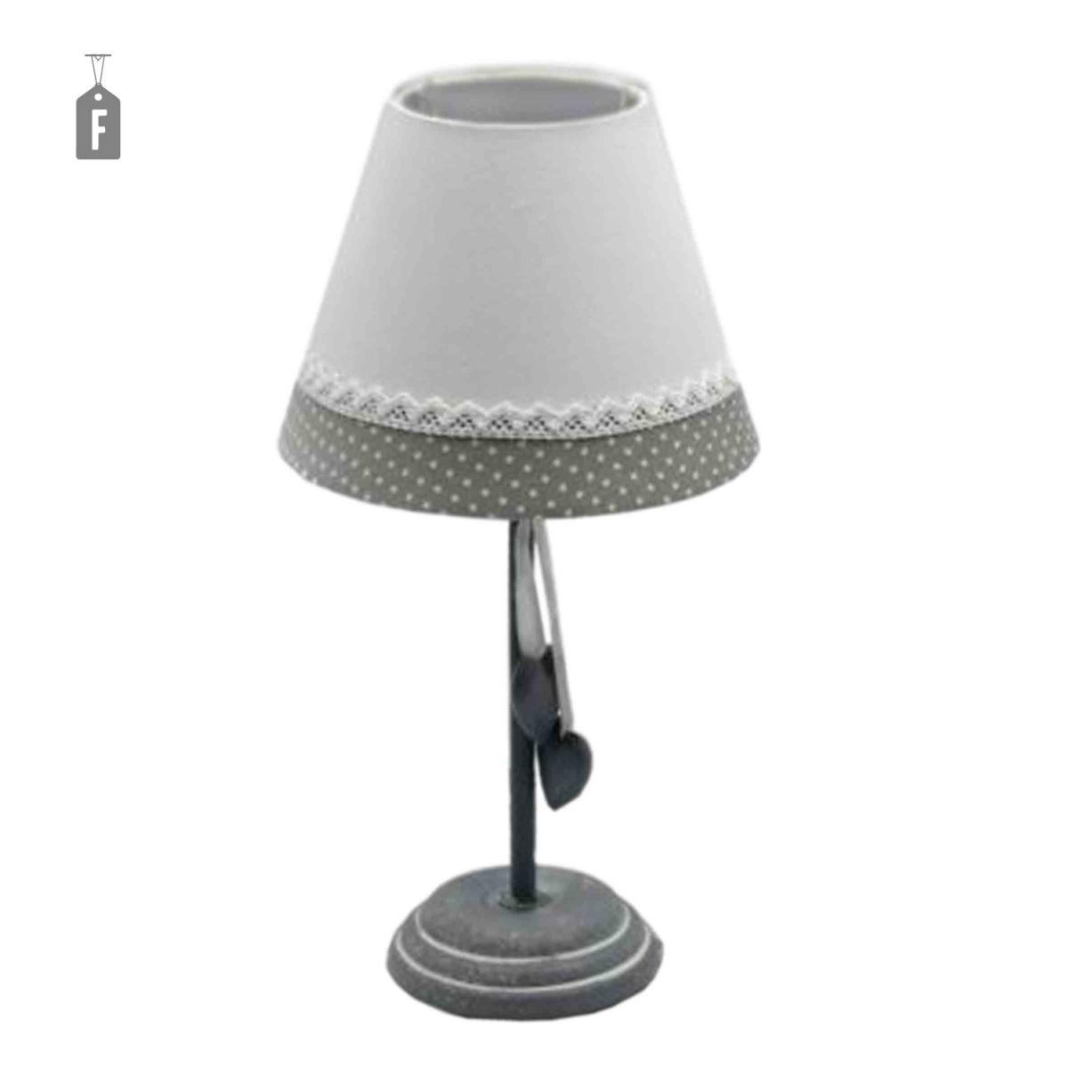 Lampada tavolo legno 6 colori assortiti 35 cm