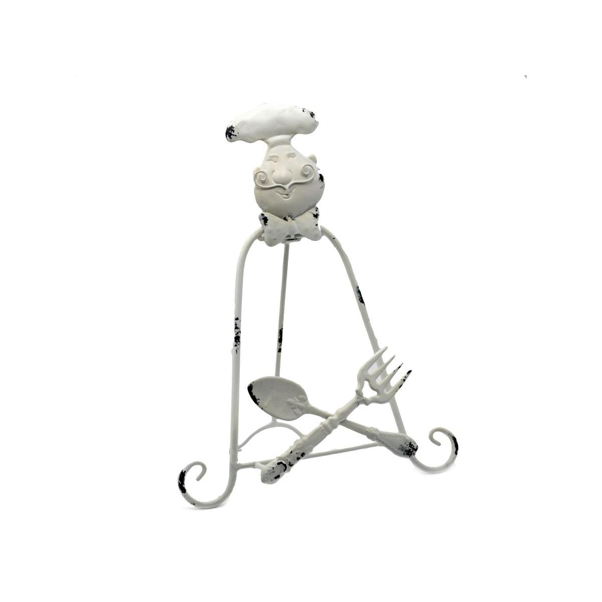 Leggio metallo cucina cuoco 36 x 20 x 34 cm
