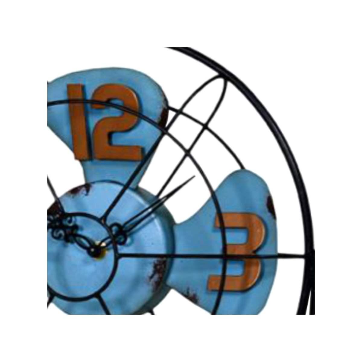 Orologio da tavolo ventilatore azz
