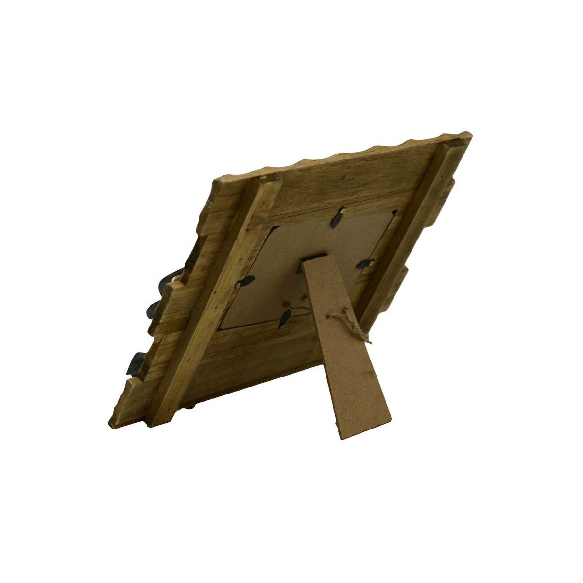 Cornice legno mare pesci 9 x 13 cm