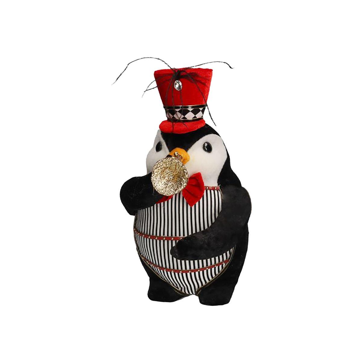 Pinguino in tessuto tromba