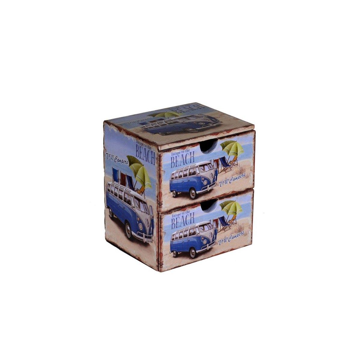Portaoggetti ecopelle 3 colori assortiti camper 20 cm