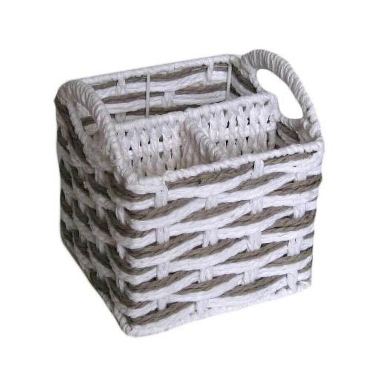 Portaoggetti rattan andalusia 3 scomparti