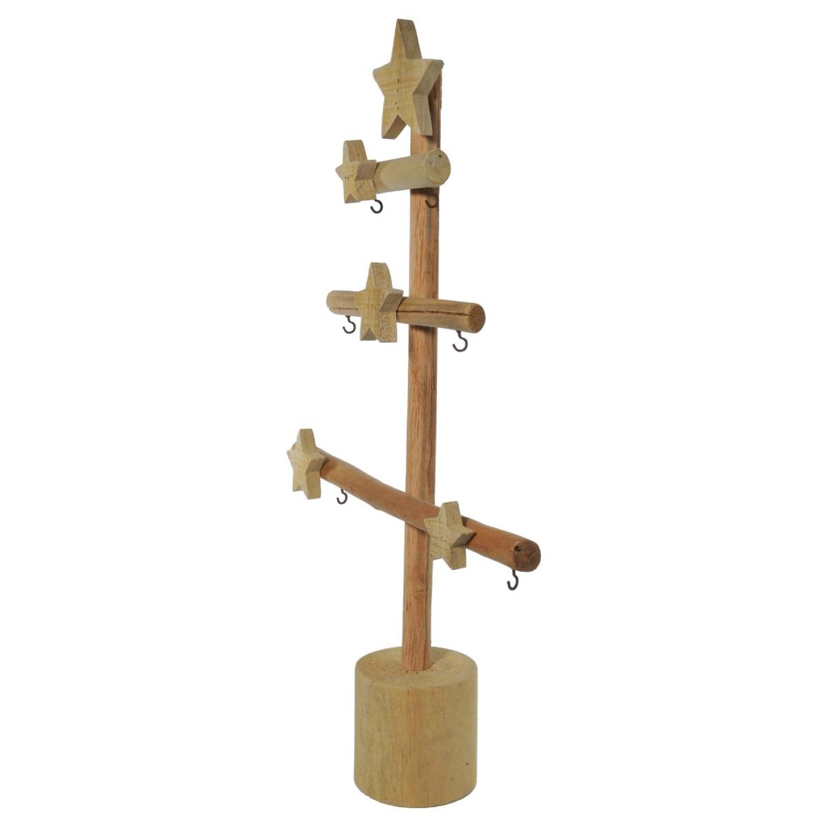 Espositore natalizio albero legno 40 x 10 cm