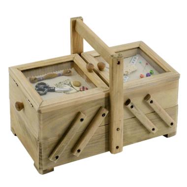 Portalavoro legno rosina 2 cassetti 33 cm