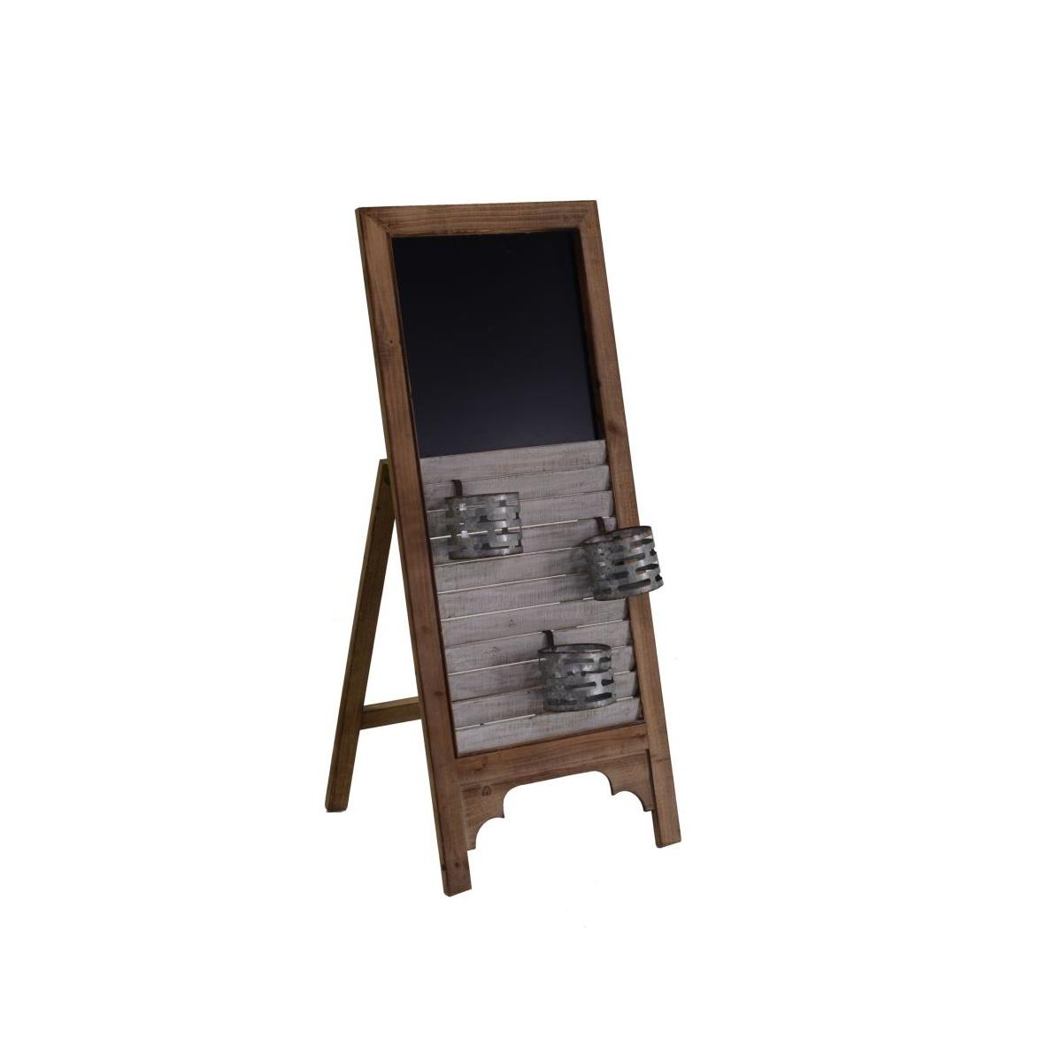 Lavagna supporto legno porta vasi 100 cm