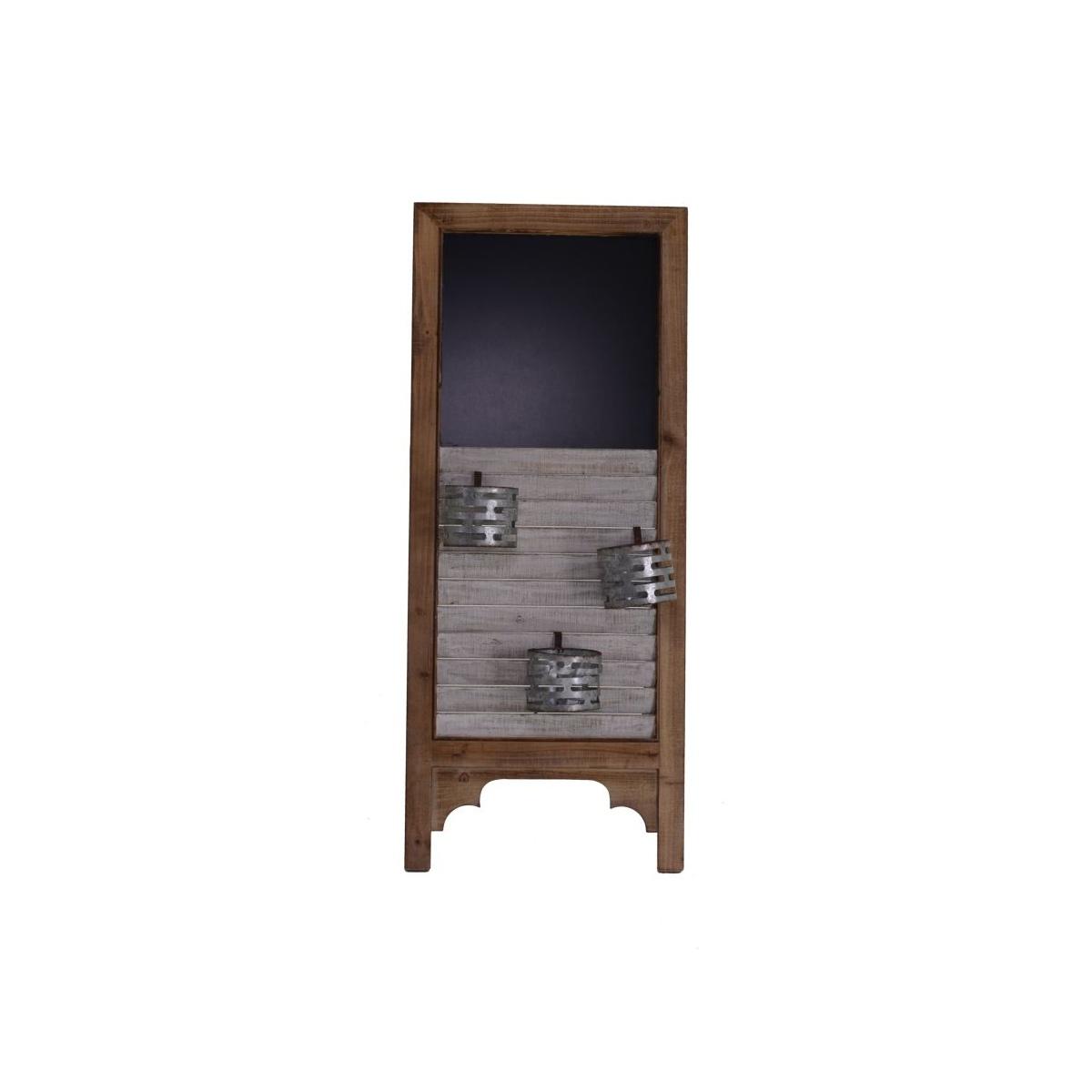 Lavagna supporto legno porta vasi 100 cm