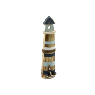 Decorazione mare faro legno 8,5 x 33 cm